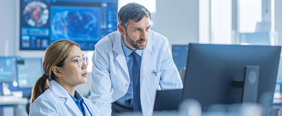 Scientists researching metabolism and Leptin